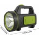 thumbnail image 3 of Linterna LED ultrapotente recargable por USB 135000 lúmenes 6000 mAh con luz lateral Linterna impermeable de alta potencia para emergencias Senderismo Camping Caza, 3 of 4