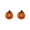 Orange-S-2PC, variant on Small Resin Stained Glass Pumpkin Table Lamp, Vintage Tiffany Jack-o'-Lantern Light, Spooky Autumn Harvest Ornament for Indoor Desktop Coffee Table Holiday Decoration