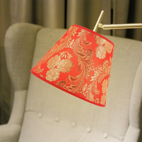 Masteelf  White Lamp Shade Fabric Lampshade Fine Craftsmanship Office