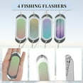 thumbnail image 5 of Unique Bargains Fishing Flashers High Visibility Lures Flashers for Fishing Improve Attraction Silver Tone 4 Pcs, 5 of 6