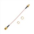 thumbnail image 3 of SMA macho a tuerca hembra Bulkhead Crimp RG316 coaxial cable puente Pigtail 15cm, 3 of 5