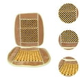 thumbnail image 6 of Nishiyuenyi Generic Wooden Beads Car Seat Cushion Accessories Anti Sweat Cooling Cushion Brown, 6 of 9