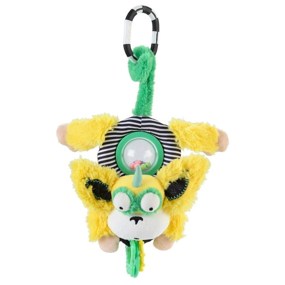 Inklings Baby Marley The Horn Headed Monkey Spin Belly Hanging Travel Activity Toy Gender Neutral Fun Funky Cool Baby Toddler Sensory Gift