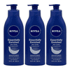3 Pack NIVEA Essentially Enriched Body Lotion Almond Oil Very Dry Skin 16.9 oz