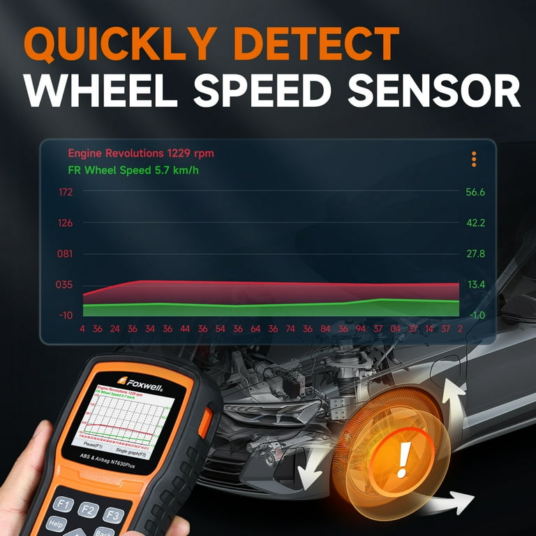 FOXWELL NT630 Plus OBD2 Scanner With ABS And SRS With FOXWELL NT630 Pro 2 In 1 OBD2 - Foto 3