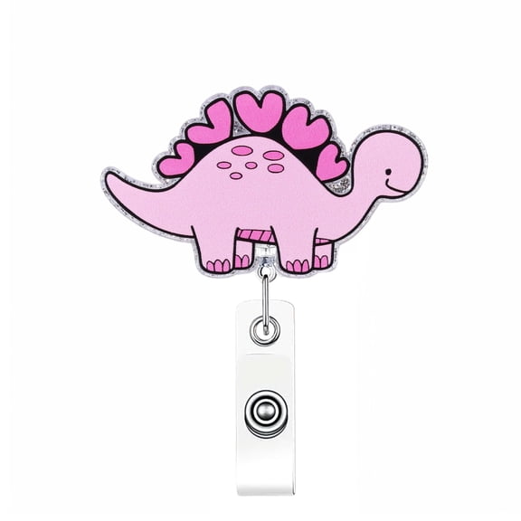 Funny Nurse Badge Reel,Cute Work Holder with Retractable Clip,Pediatric Badge Buddy,Nursing Student RN LPN CNA MA Medical Worker Teacher Doctor ID Name Badge Clip Accessories Valentines Day Gifts