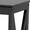 Black, variant on Alden Design 2-Tier X Design Wood Console Table with Shelf for Entryway Living Room, Gray