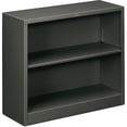 thumbnail image 2 of HON HS30ABC.S 34.5 in. x 12.63 in. x 29 in. 2-Shelf Metal Bookcase - Charcoal, 2 of 4