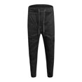 thumbnail image 3 of Mens Cargo Pants Casual Joggers Athletic Pants Cotton Loose Straight Sweatpants Men's Casual Pants Hiking Pants Workout Joggers for Men Elastic Waist Drawstring Tapered Pants, 3 of 7
