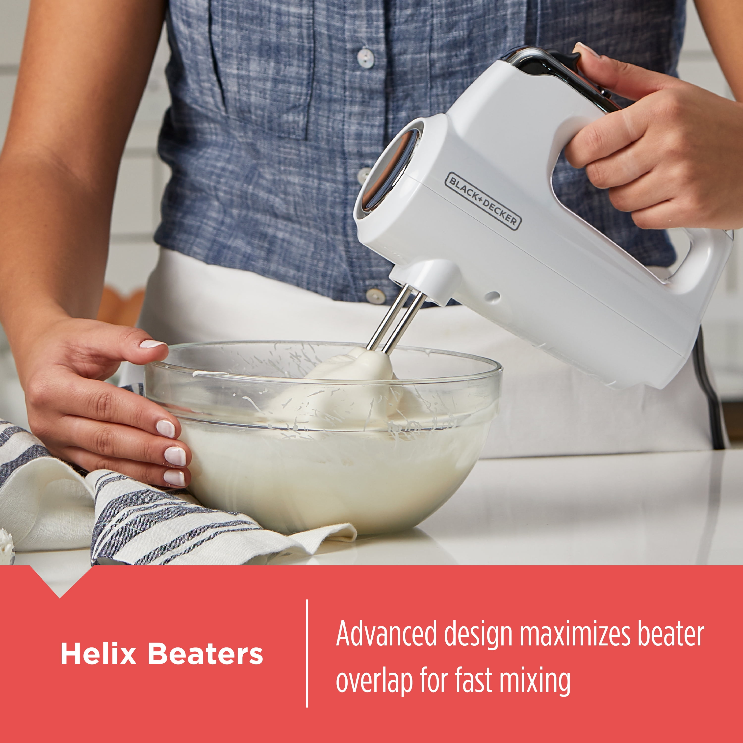 BLACK DECKER Helix Performance Premium Hand Mixer 5