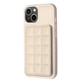 thumbnail image 2 of SaniMore for iPhone 15 (6.1" 2023) Case, Flip PU Leather Diamond-Shaped with Built-in Card Slots, Kickstand and Shockproof Anti-drop Phone Case for iPhone 15 Wallet Shell, Beige, 2 of 8