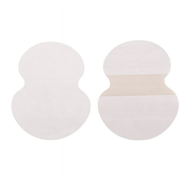 Paquete de 100 almohadillas para el sudor de las axilas - Almohadillas para el sudor de las axilas para mujeres y hombres - Protectores de vestir para el tratamiento de la hiperhidrosis