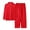 Men's Red, variant on MYGBCPJS Boys Girls Christmas Pajamas Set Toddler Button Down Nightwear Long Sleeve Shirts & Pants Xmas Loungewear Outfits
