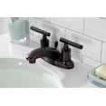 thumbnail image 2 of Kingston Brass FB8625CKL Kaiser 4 in. Centerset Bathroom Faucet with Pop-Up Drain, Oil Rubbed Bronze, 2 of 5