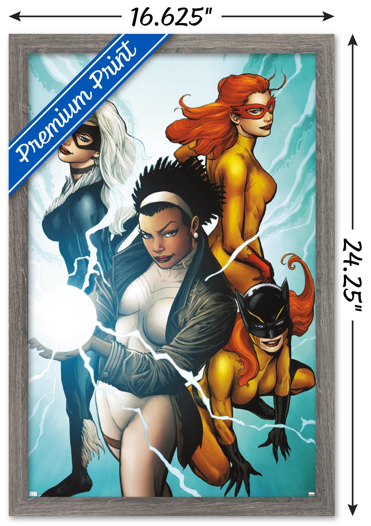 Marvel Comics - Photon - Avengers West Coast #45 Wall Poster, 14.725" x 22.375", Framed
