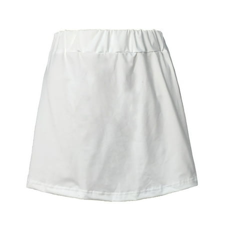 JINMGG Womens Plus Size Clearance $5 Women s Layered Tiered Sheer Shirt Extender Extender Half Slip Plus Size Skirt White One Size