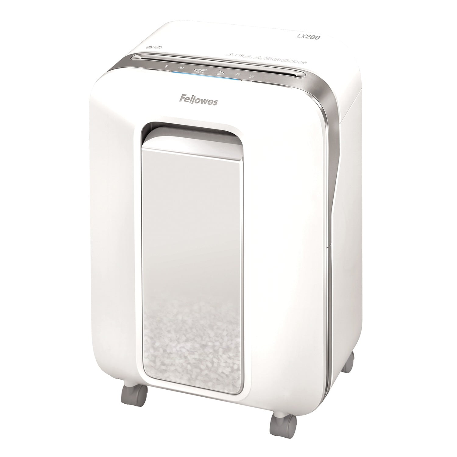 Fellowes Powershred LX200 Micro-Cut Paper Shredder, White
