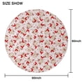 thumbnail image 6 of Happy Valentine’s Day Love Round Table Cloth,Wrinkle Resistant Table Cover with Polyester,Waterproof Reusable Tableclothes for Easter Birthday Picnic Wedding (Round,60x60inch), 6 of 6