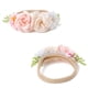 thumbnail image 4 of Diadema de nailon con pedrería y perla beige para bebé con foto de luna llena de cien días y halógeno, 4 of 6