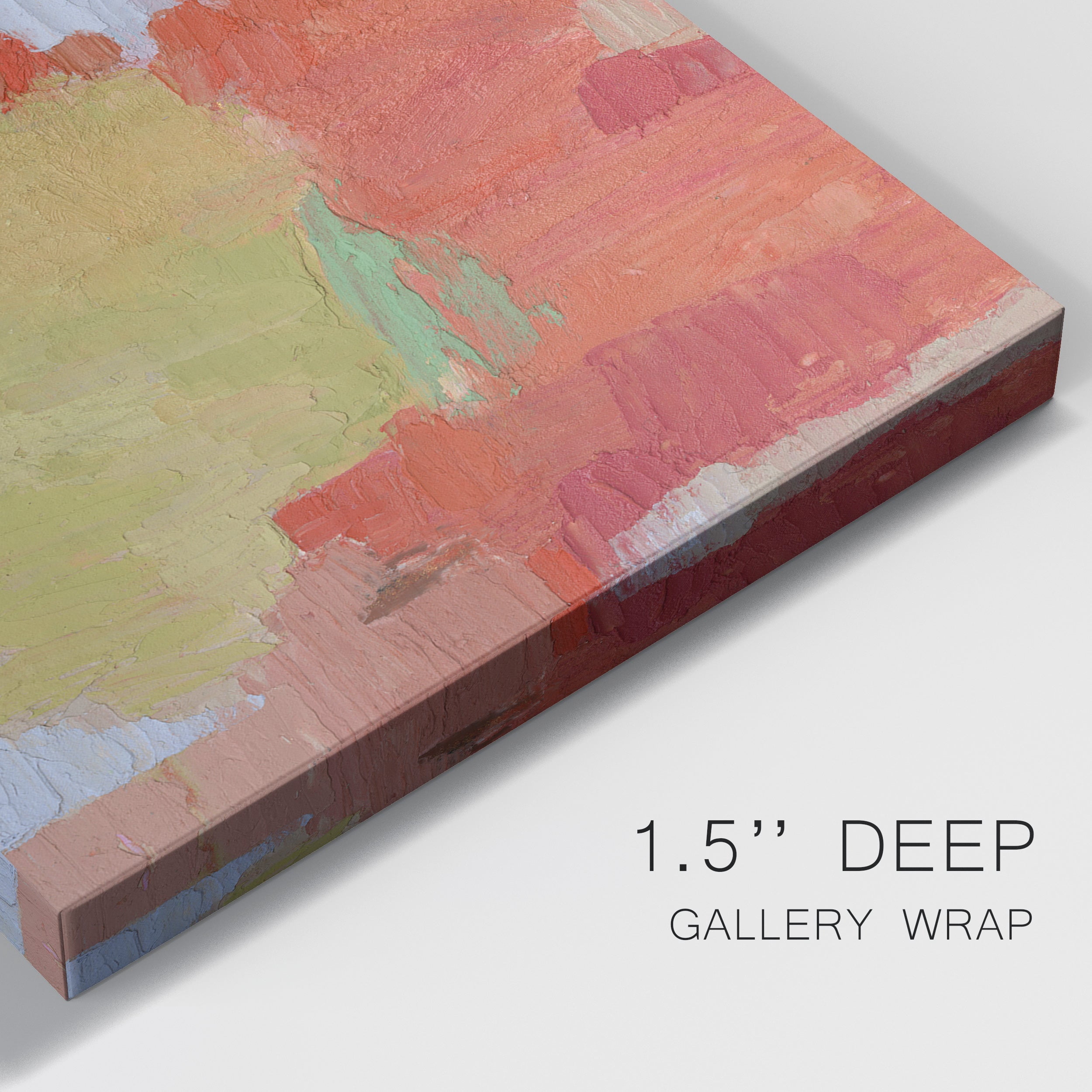 Bright Costa I Premium Gallery Wrapped Canvas - Ready to Hang