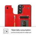 thumbnail image 3 of SaniMore for Samsung Galaxy A14 5G 6.6" 2023 Case with Flip Wallet Credit Card Holder, Premium PU Leather Magnetic Clasp Kickstand Heavy Duty Shockproof Anti-drop Cover For Galaxy A14 5G, Red, 3 of 9