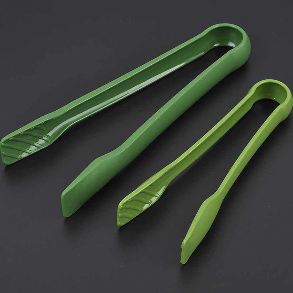 3Pcs/Set Plastic Barbecue BBQ Clip Salad Vegetable Bread Cake Clamp Buffet Tongs Kitchen Serving Utensil 