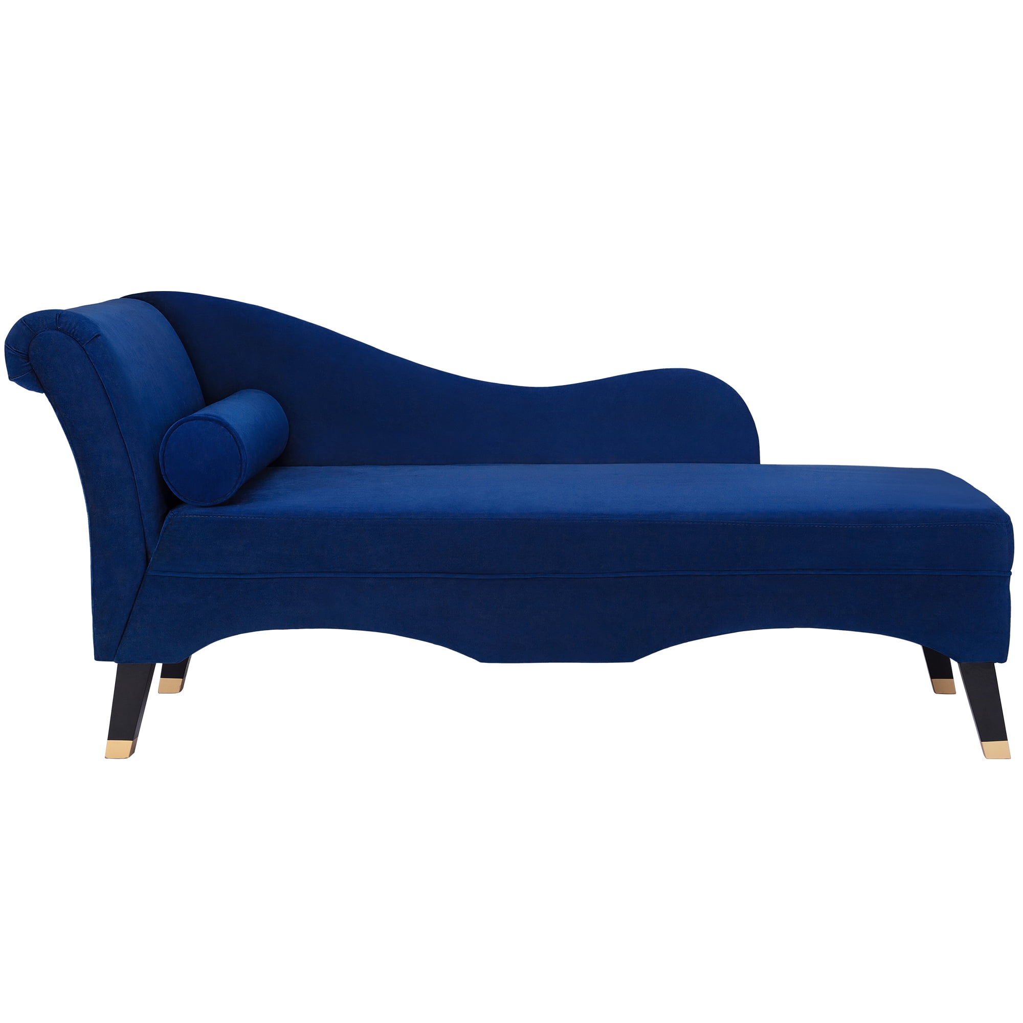 SAINSPEED Home Lounge Chair, Indoor Chaise Longue, Velvet + High