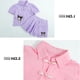 thumbnail image 2 of 2Pcs Anime Sanrioed Girl's Short Sleeved Hello Kitty Kuromi Kawaii Fashion Cartoon Kids Short-Sleeve T-Shirt Pleated Skirt Set, 2 of 4