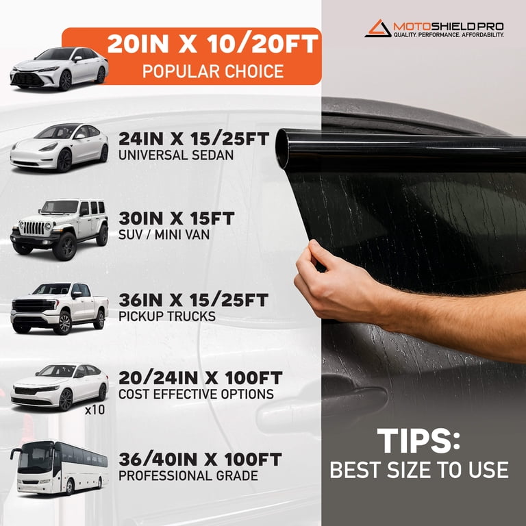 MotoShield Pro Nano Ceramic Tint Film - 30