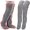 grå, variant on Snuggs Cozy Socks Thigh High Knee High Cuddly Paws High Socks Grey