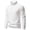 c01White, variant on USNSM Men's Button Turtleneck Knitted Pullover Long Sleeve Slim Fit Sweater Lightweight Sweatshirt with Pocket Black L
