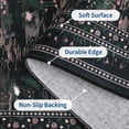 thumbnail image 6 of Floral Living Room Rugs, Washable Large Non-Slip Accent Dining Room Rug, Soft Low-Pile Decorative Rugs, Bordered Water Lily Print Rug for Home, 6 of 11