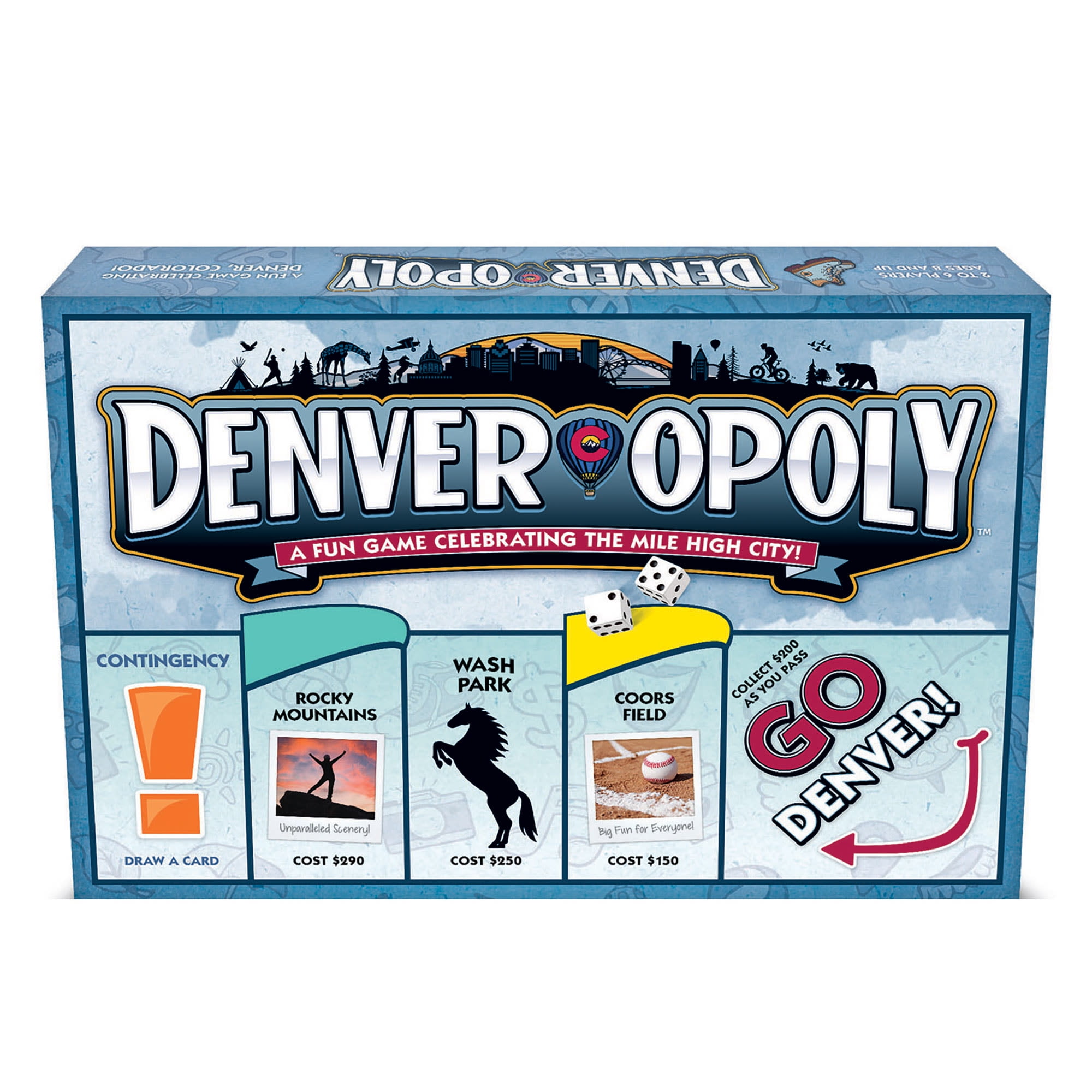 Denver-Opoly City Themed Family Board Game, 2-6 Players