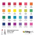 thumbnail image 4 of KINGART&reg; PRO Double-Ended Art Alcohol Markers, 24 Bright Palette Colors with Both Fine & Chisel Tips and Superior Blendability, 4 of 11