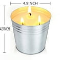 thumbnail image 3 of YOHAVEN Citronella Candle 2 Pack Large Bucket Soy Wax Candle, Three Wick Mosquito Repellent Candle with Relaxing Aroma for Bedroom Patio Sleep Indoor Party Decor, 3 of 9