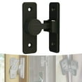 thumbnail image 4 of Pestillo de puerta, herraje de puerta interior antipérdida de 90 grados, cerradura deslizante para hotel, Negro de 90 grados., 4 of 8