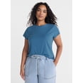 thumbnail image 2 of Scenario Women's and Women's Plus Tee with Short Cap Sleeves, Sizes XS-4X, 2 of 6