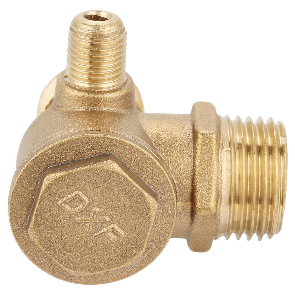 Dingln Male Thread 90 Degree Brass Air Compressor Check Valve Spare Parts 20 10mm 19