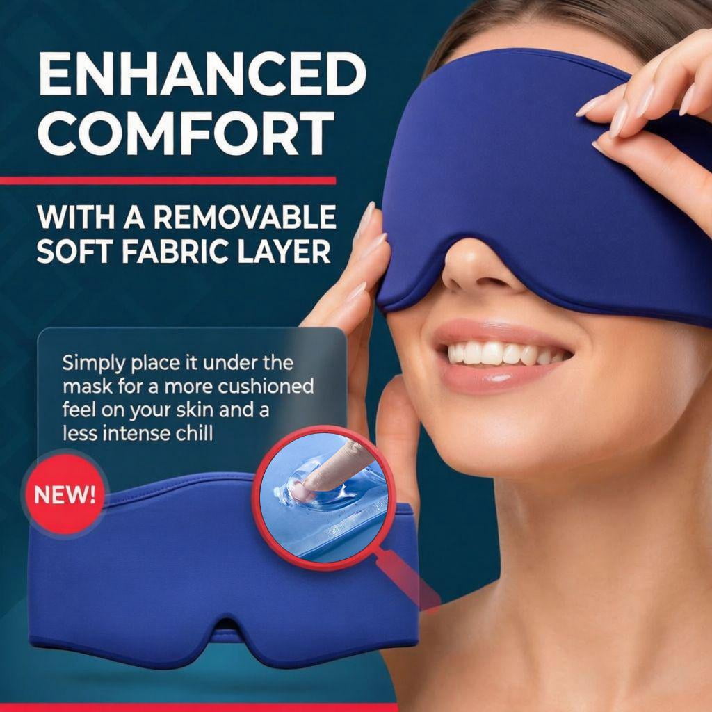FACEMOON Cooling Gel , Reusable Cold Compress for Head Comfort, Extra Cooling & Gentle Pressure