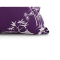 thumbnail image 2 of Simply Daisy, 20 x 20 inch, Chinapezka Floral Print Pillow, Purple, 2 of 2