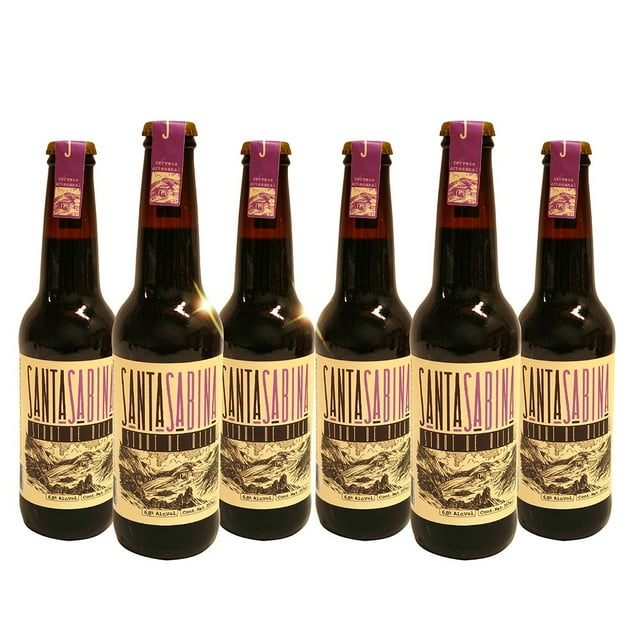 Six Pack Cerveza Santa Sabina Stout 355 ml Santa Sabina Stout