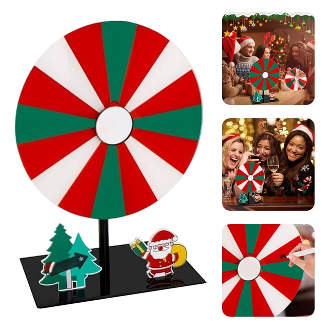 Oliegs Prize Wheel Rotation Color Wheel Rotation Erasable Board Game Party Carnival Event Family Education Classroom Tabletop Game