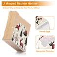 thumbnail image 5 of Yayeee Napkin Holder for Table Set of 2 Kitchen Paper Tissue Organization, Beige Christmas Plaid, 5 of 8