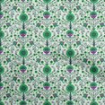 thumbnail image 1 of oneOone Viscose Chiffon Teal Green Fabric Florals Sewing Fabric By The Yard Printed Diy Clothing Sewing Supplies 42 Inch Wide, 1 of 1