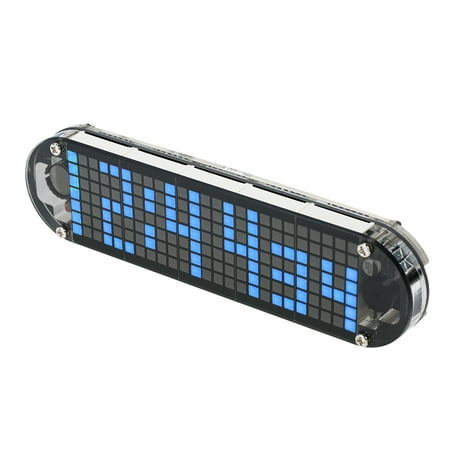 

OWSOO DS3231 High Accuracy DIY Digital Dot Matrix Alarm Kit with Transparent Case Date Time Display