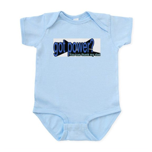 CafePress - Got Power? For Boys Infant Bodysuit - Baby Light Bodysuit, Size Newborn - 24 Months