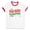 White/Red, variant on Very Merry Illustrator Ringer Tee Shirt Unisex X-Large White/Black