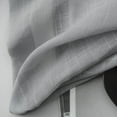 thumbnail image 2 of Modern cotton linen curtains semi shading  tulle plain balcony Cross texture curtain living room tulle Custom size Decorative (Light grey,1 pcs W400xH240cm,1.Hook top), 2 of 6