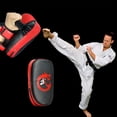 thumbnail image 3 of Boxing Pad Leather Exercise Arm Curved Padded Kickboxing Pads Training Coaching Sparring Portable Kick Boxing Pad, 3 of 6