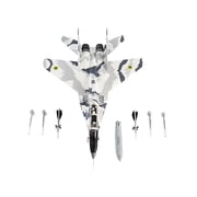 Mikoyan MiG-29UB Fulcrum-B Fighter Aircraft Vasylkiv Air Base, Ukraine 2021 Ukrainian Air Force 1/72 Diecast Model by JC Wings